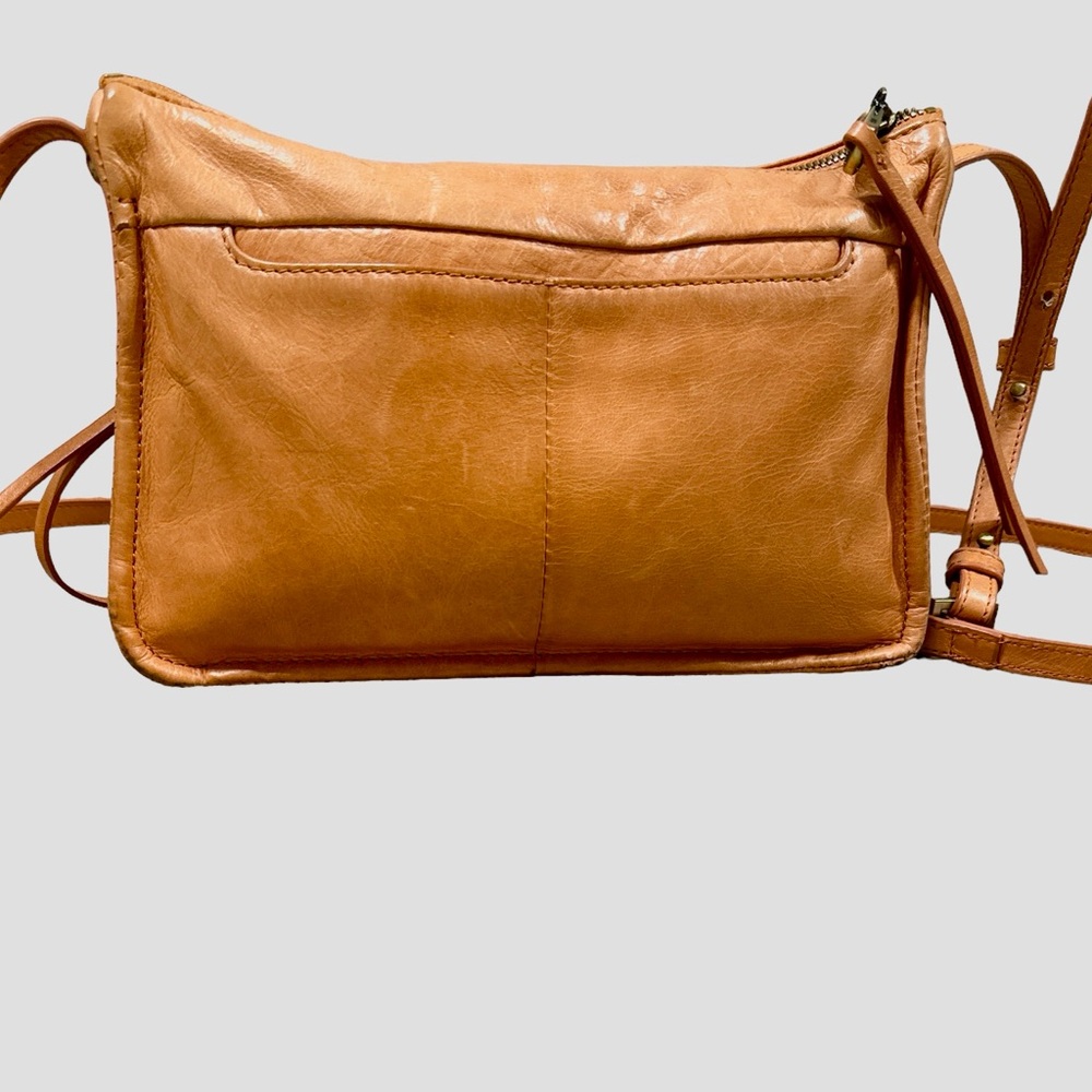 Orange Hobo International Leather Crossbody Bag Small Purse Mission Clay - Picture 6 of 14
